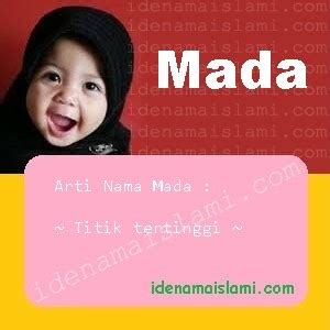 Nama Bayi Mada