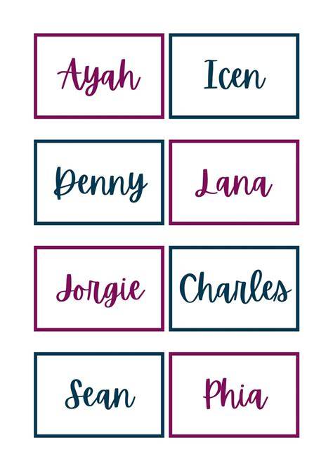 Name Cut Out Printable