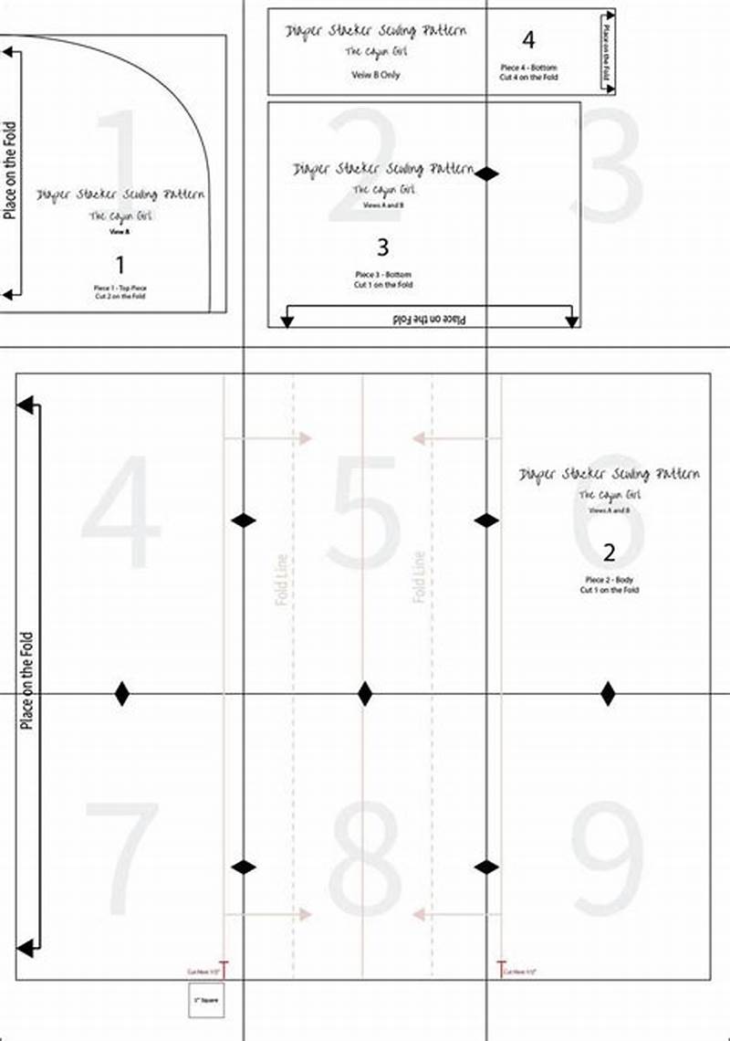 Nappy Stacker Sewing Pattern