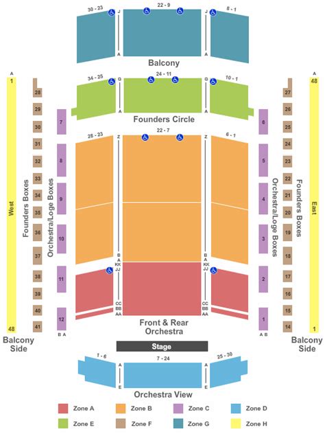 Nashville Symphony Seating Chart