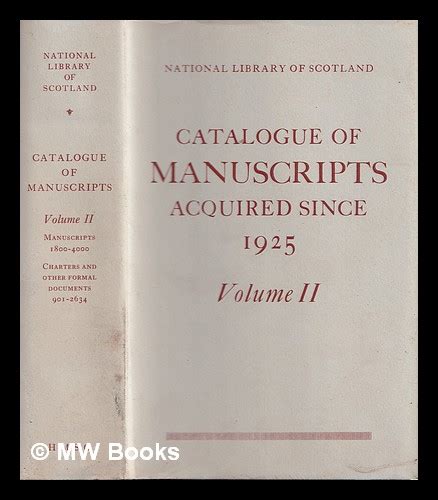 National Library Of Scotland Catalogue
