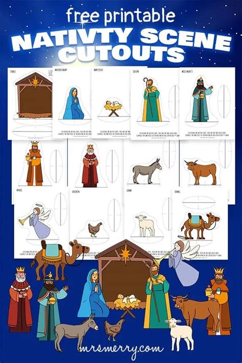 Nativity Scene Free Printables