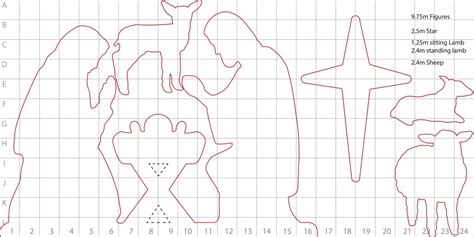 Nativity Template Plywood