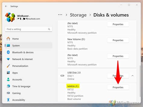 Navigate to Disks Settings