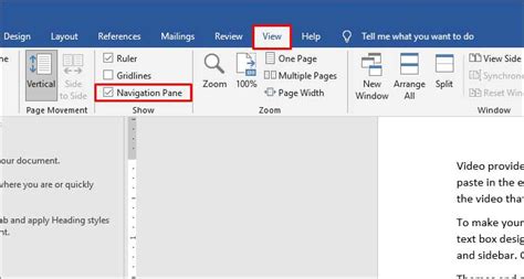Navigation Pane