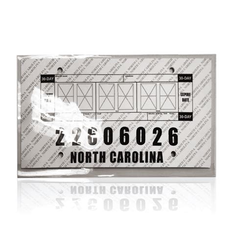 Nc 30 Day Tag Template