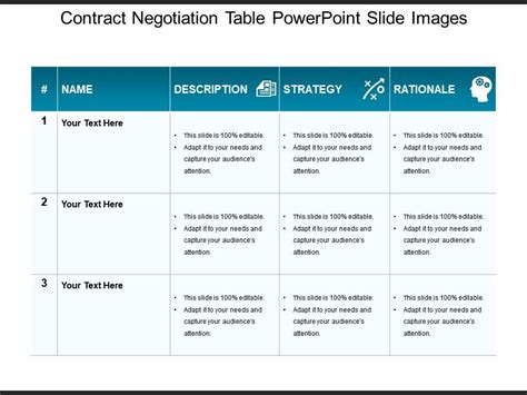 Negotiation Table