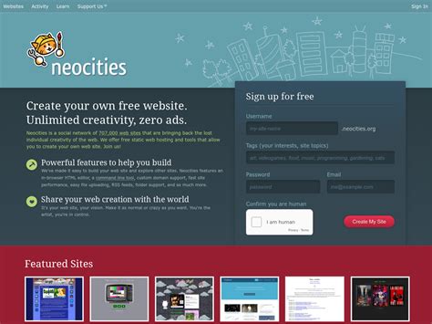 Neocities Website Template