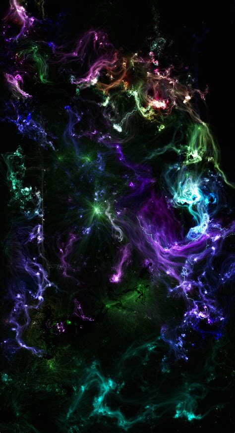 Neonflames nebula art