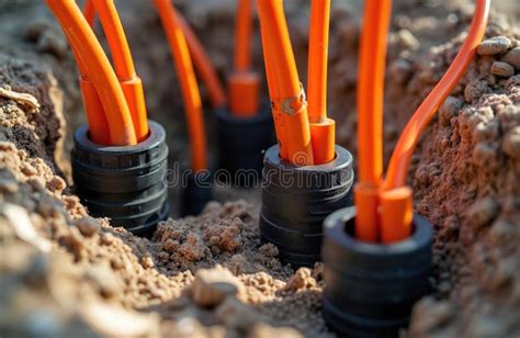 Network cables being cracked open