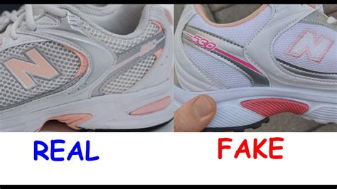 Sepatu New Balance Original dan KW berdampingan