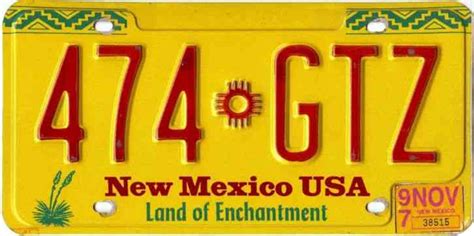 New Mexico Specialty License Plates