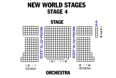 New World Stages Stage 4 Seating Chart