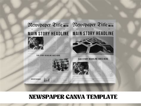 Newspaper Template Canva