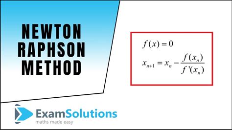 Newton Raphson method iteration