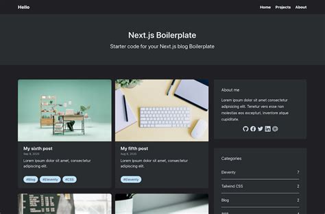Nextjs Blog Template