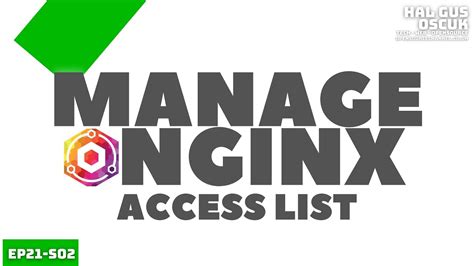 Nginx Proxy Manager Access-List Authorization