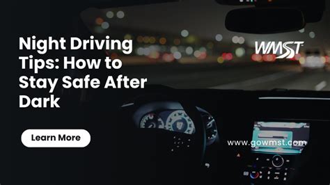 Night Driving Tips: Stay Safe After Dark