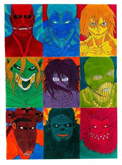 Nine Titans symbols