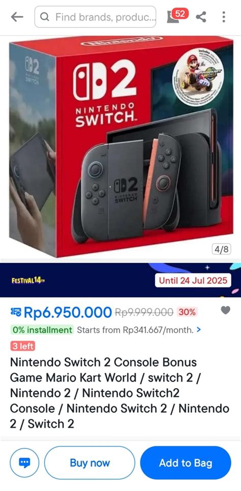 Nintendo Switch 2 Harga Pre-order