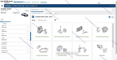 Nissan Fast Parts Catalog