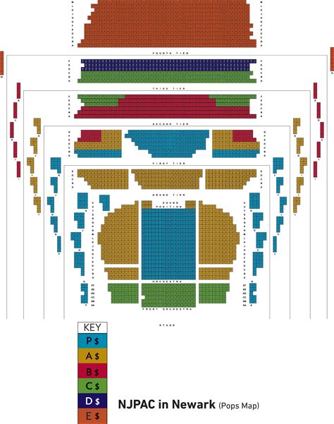 Njpac Seating Chart With Seat Numbers