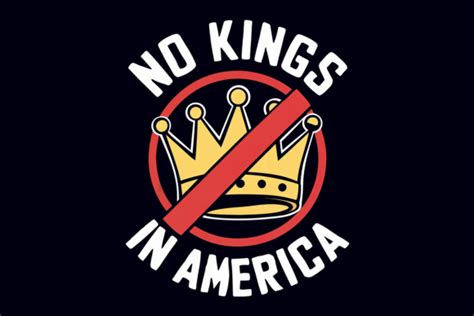 No Kings Printable Sign