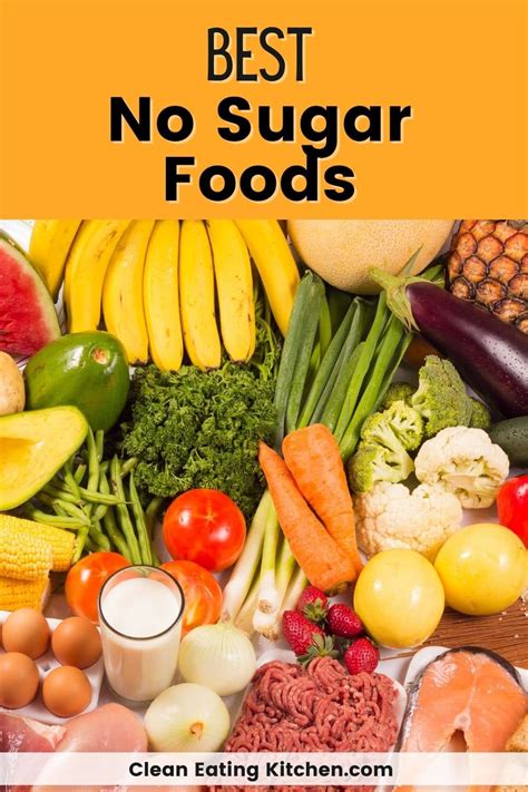 No Sugar Food List Printable