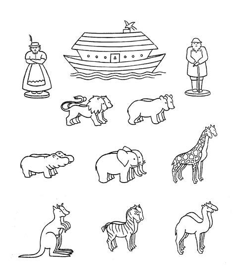 Noah's Ark Animals Printable