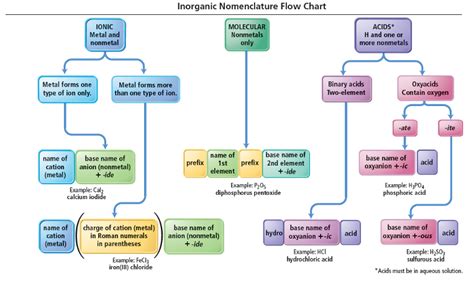 Nomenclature Flow Chart