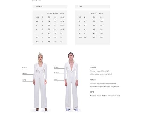 Norma Kamali Size Chart