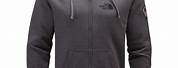 North Face Zip Up Hoodie with Collar