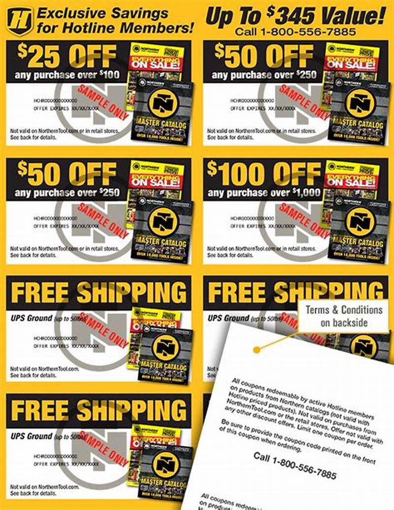 Northern Tool Coupon Code  20 Off  100 Printable