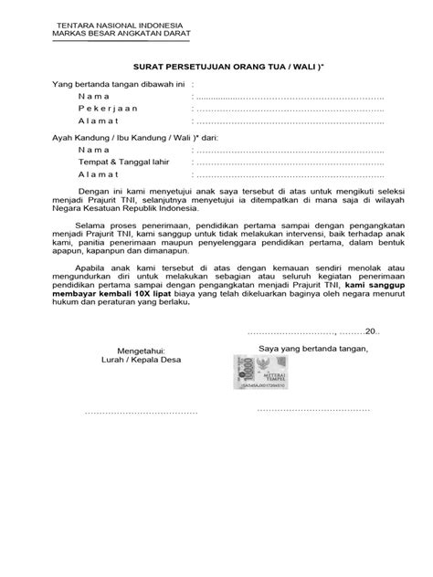 Nota Dinas TNI AD
