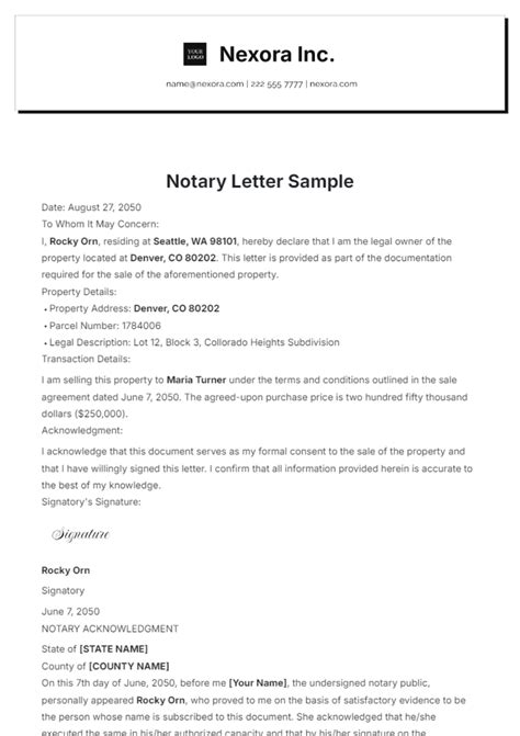 Contoh Surat Penawaran Jasa Notaris