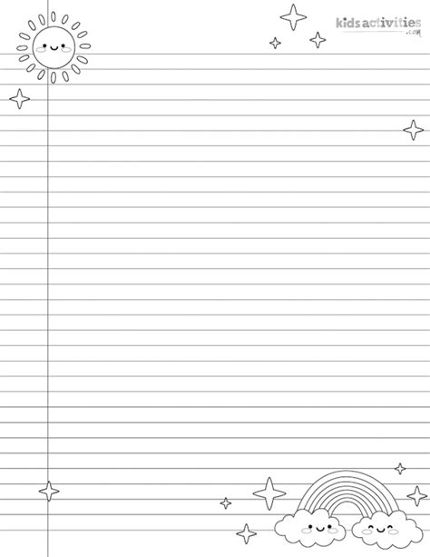 Notebook Paper Free Printable
