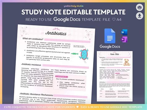 Notes Templates For Google Docs