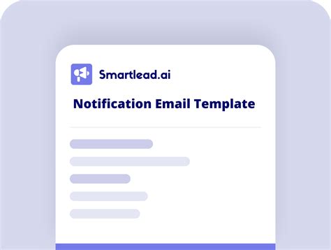 Notification Mail Template