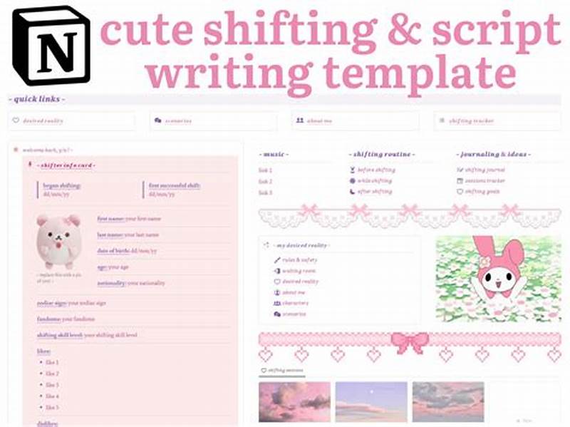Notion Shifting Script Template Linktree