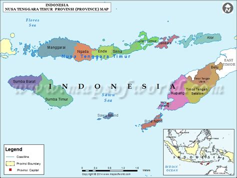 Nusa Tenggara Timur map