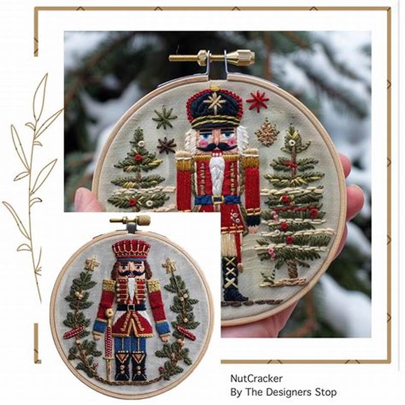 Nutcracker Embroidery Pattern