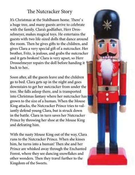 Nutcracker Story Printable
