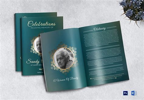 Obituary Booklet Template