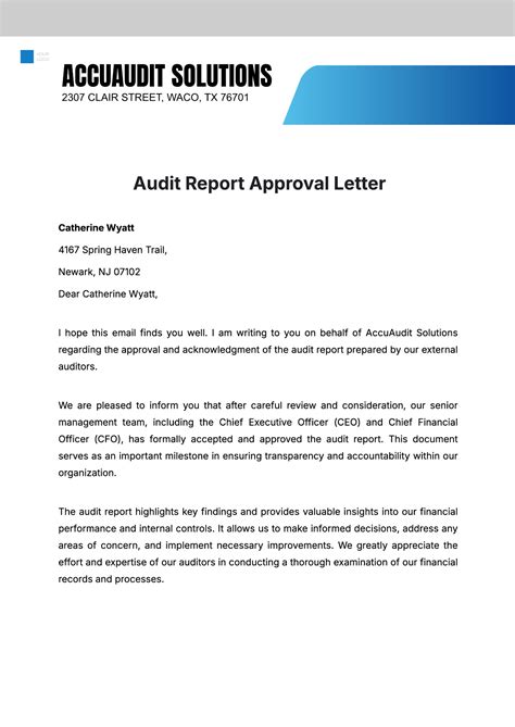 Observation Approval Letter
