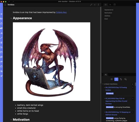 Obsidian Dnd Templates