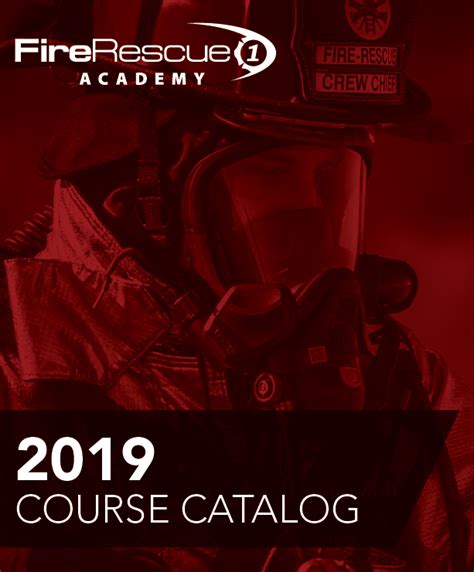 Ocean County Fire Academy Course Catalog 2019