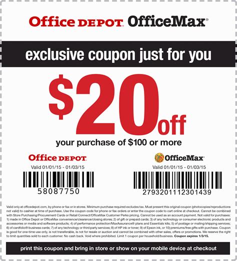 Office Max Coupons Printable