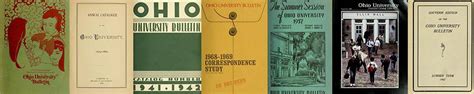 Ohio University Course Catalogs