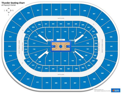 Oklahoma Thunder Seating Chart