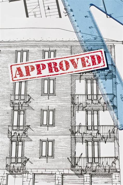 Old building permit sketch